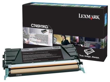 108753 Lexmark  Toner LEXMARK C746H1KG 12K sort 